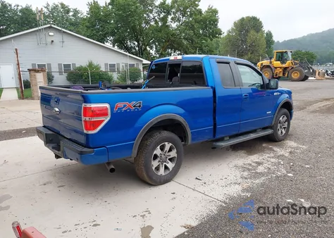 2013 Ford F150 Super Cab из США, поврежденный, VIN 1FTFX1ET6DFA13269